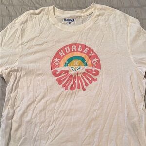 Hurley Cream Graphic T-Shirt